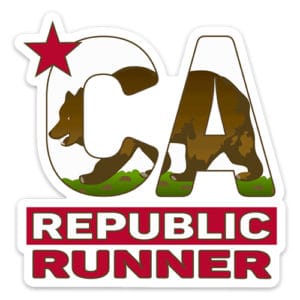 California Runner Sticker