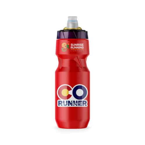 Colorado Running Sticker on Sport Bottle