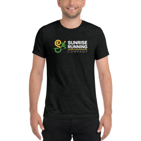 Black Unisex Sunrise Running Company T-Shirt
