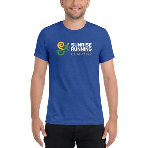 Royal Blue Unisex Sunrise Running Company T-Shirt