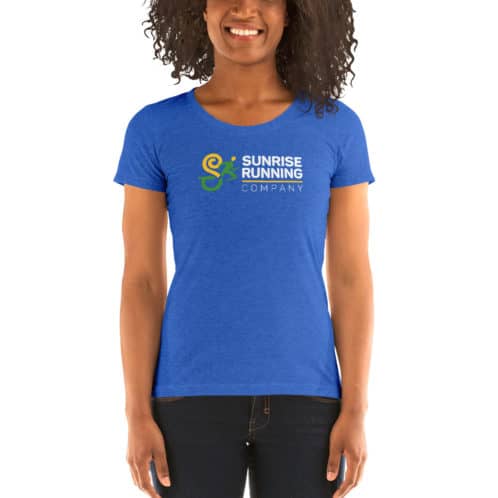 Royal Blue Women's Sunrise Running Company T-Shirt