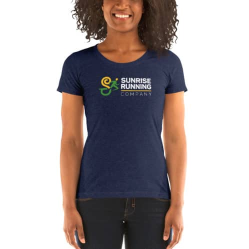 Navy Blue Women's Sunrise Running Company T-Shirt