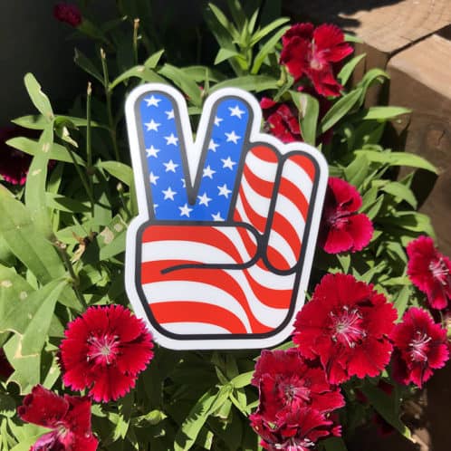 76 Groovy Freedom Sticker, 4th of July