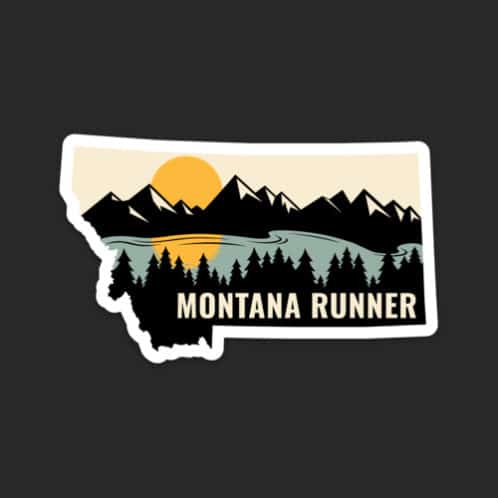 Montana Runner Sticker