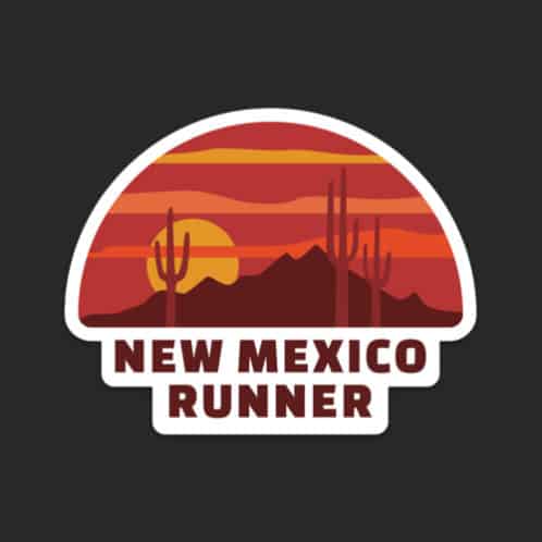 New Mexico Runner Sticker