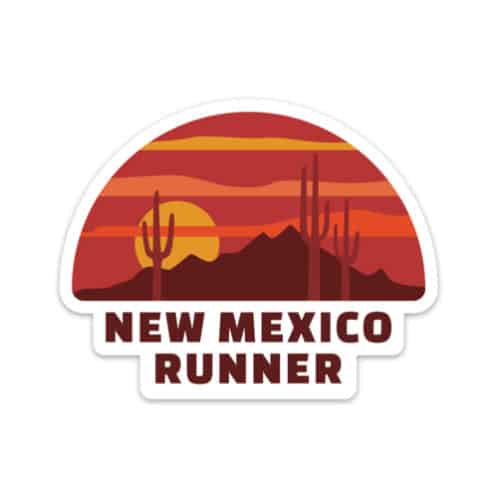 New Mexico Running Sticker