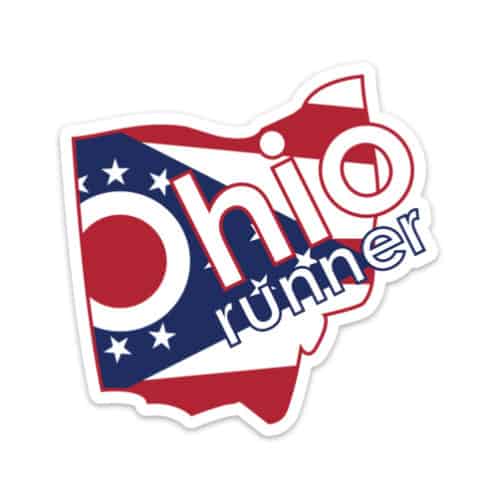 Ohio Running Sticker