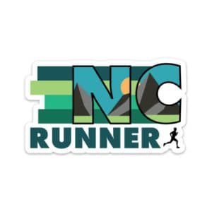 North Carolina Runner Sticker