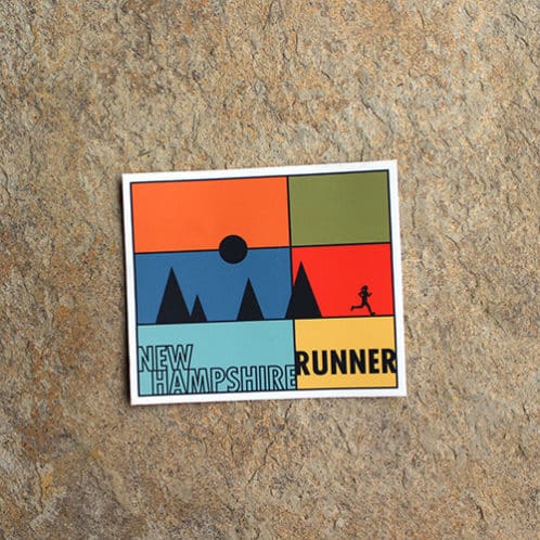 New Hampshire Runner Sticker