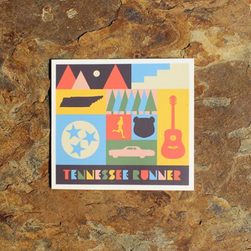 Tennessee Runner sticker product image from Sunrise Running Company