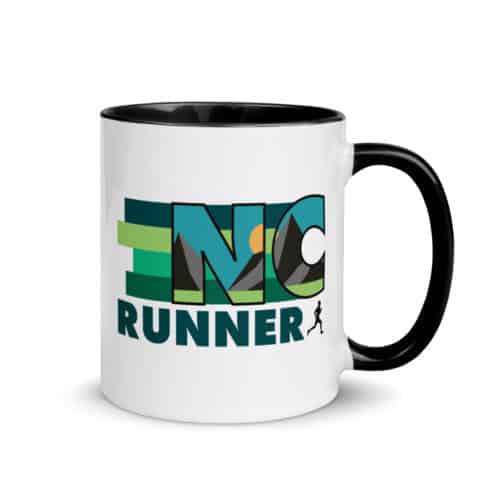 United States Running Mug - North Carolina Runner coffee mug