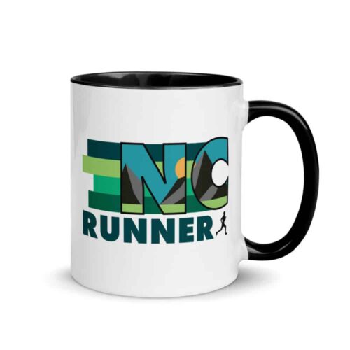 United States Running Mug - North Carolina Runner coffee mug