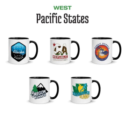 West - Pacific States Coffee Mugs