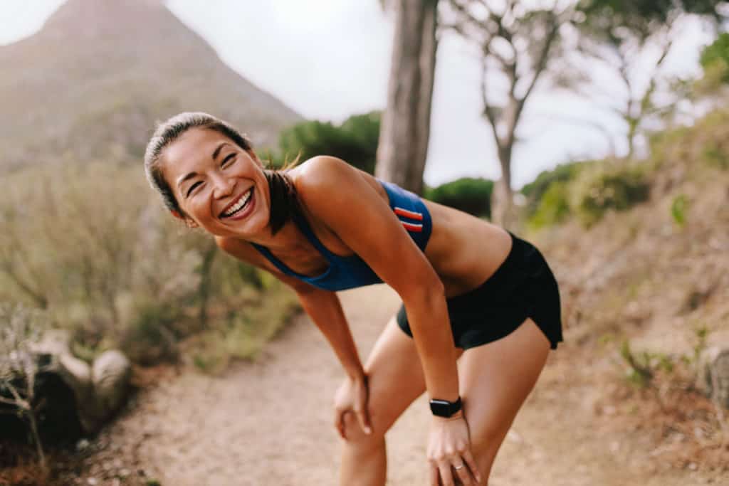 Make running a habit like this female runner.