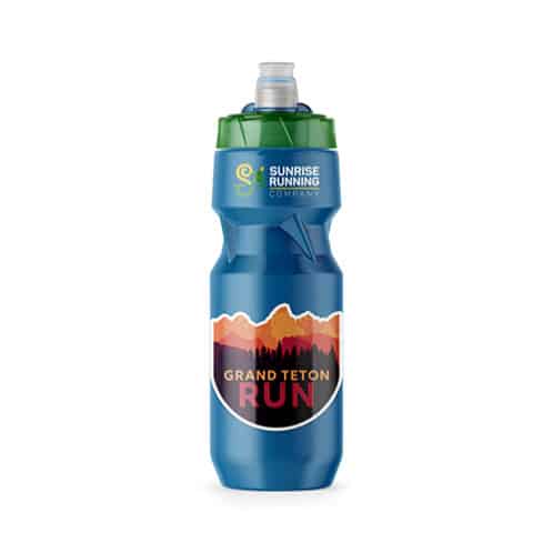 Run Grand Teton National Park Sticker, sport bottle mockup