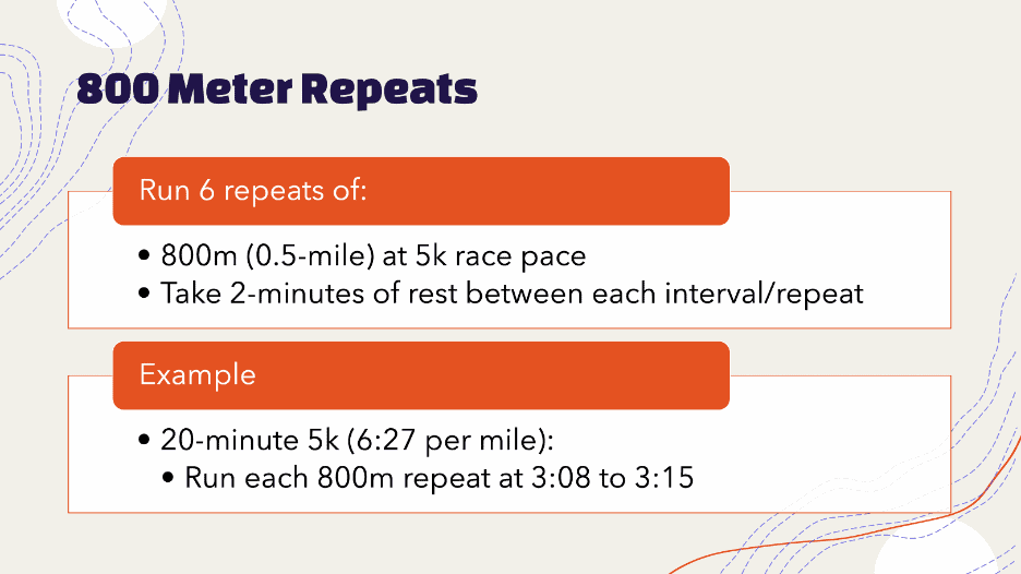 Workout of the Week - 800m Repeats - Speed Workout