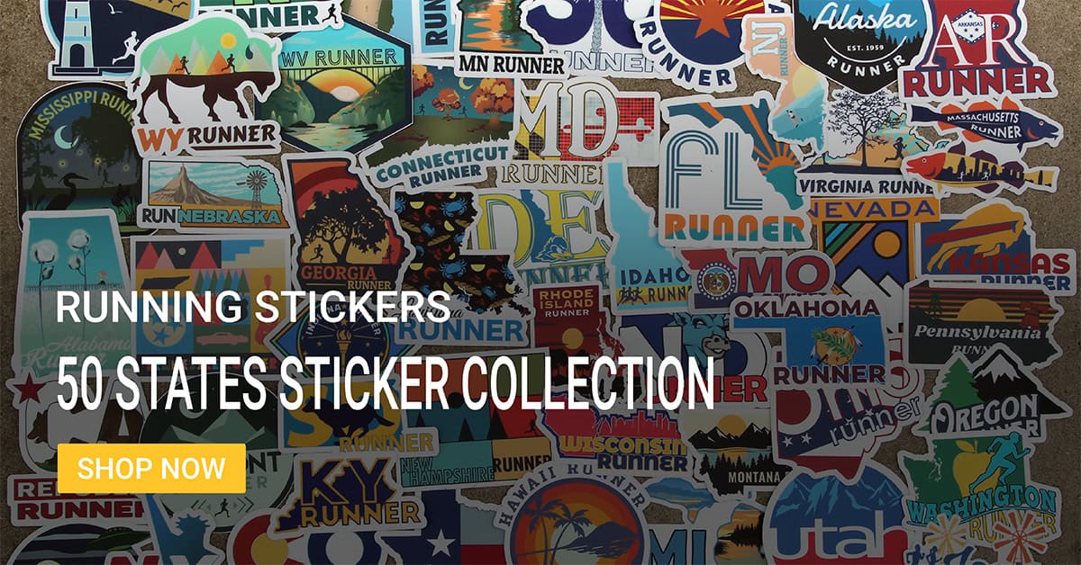 50 states sticker collection in post image