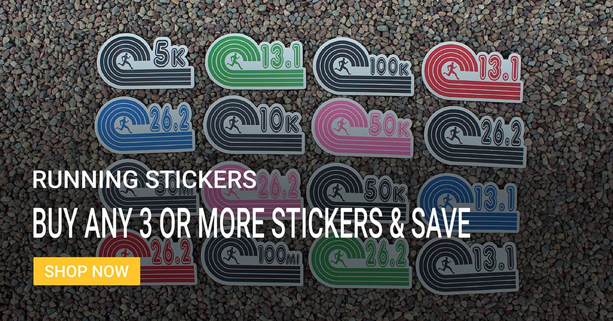 running sticker bundle and save in post image