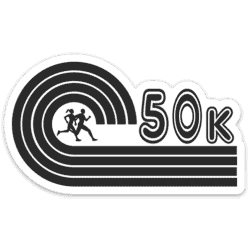 black 50k car magnet