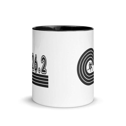 26.2 marathon mug black