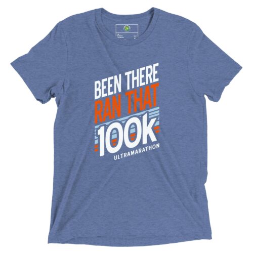 Been There Ran That 100K T-Shirt - Blue