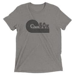 Retro 50k Ultramarathon T-Shirt - Grey