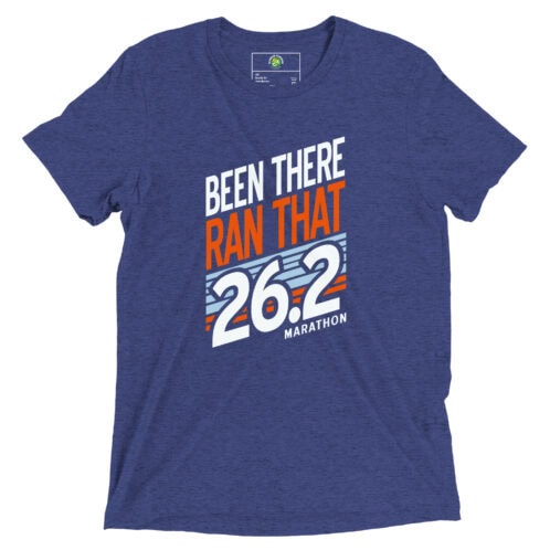 Been There Ran That 26.2 T-Shirt - Navy