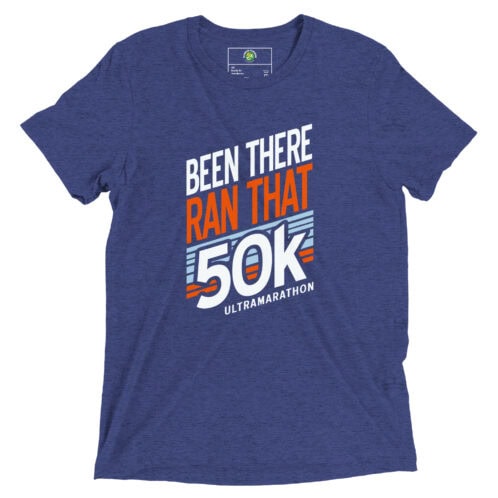 Been There Ran That 50K T-Shirt - Navy