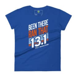 Women’s Been There Ran That 13.1 T-Shirt - Royal Blue