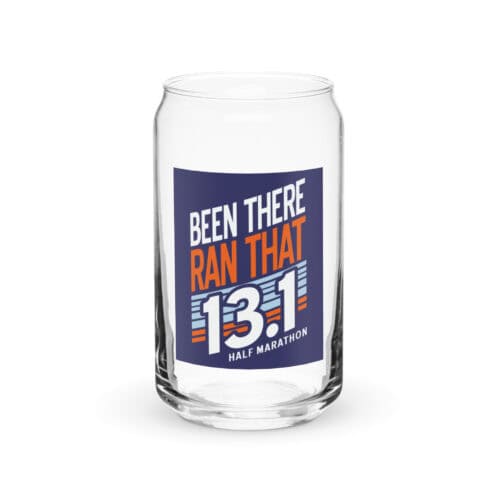 Been There Ran That 13.1 Can-Shaped Glass - Dark Blue