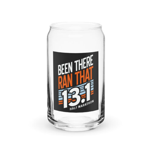 Been There Ran That 13.1 Can-Shaped Glass - Black