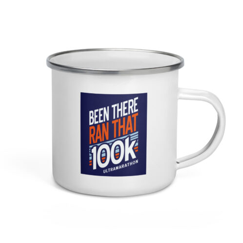 100K Enamel Mug - Dark Blue