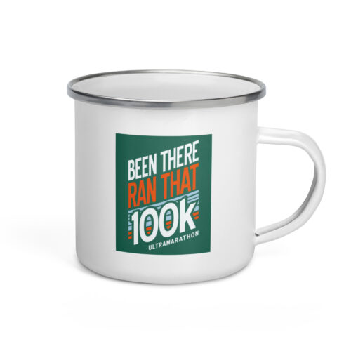 100K Enamel Mug - Dark Green