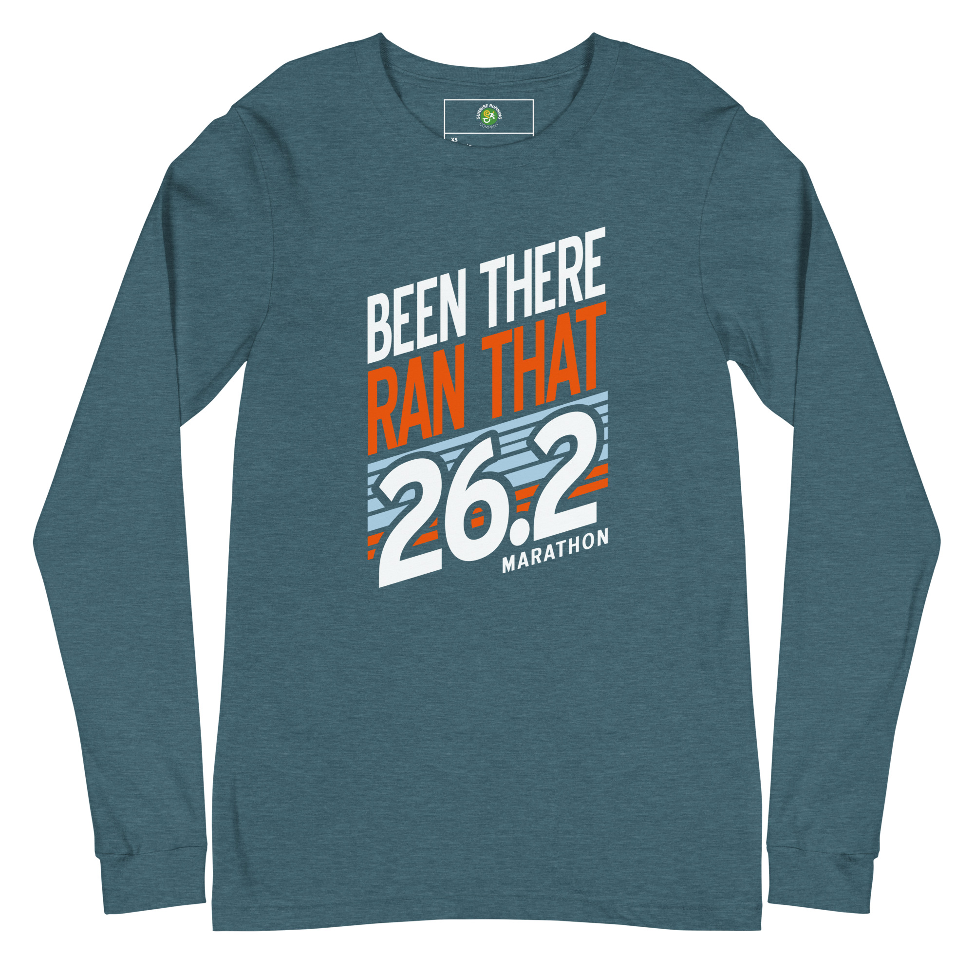 Marathon Long Sleeve Tee - Heather Deep Teal