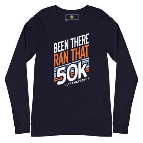 50K Long Sleeve Tee - Navy