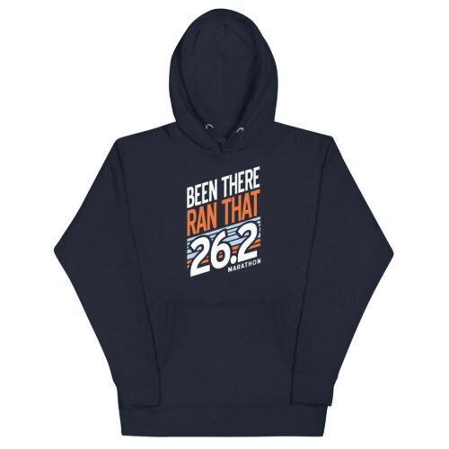 Been There Ran That 26.2 Hoodie - Navy Blazer