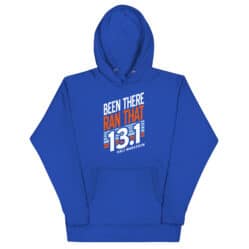 Been There Ran That 13.1 Hoodie - Team Royal