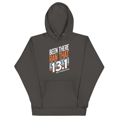 Been There Ran That Half Marathon Hoodie - Vintage Black