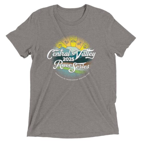 2025 Central Valley Race Series T-Shirt - Grey Triblend