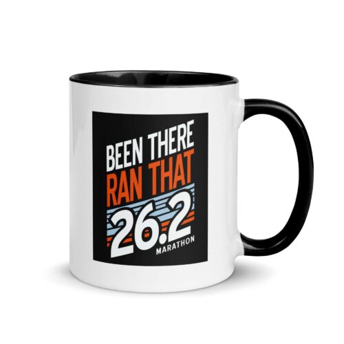 Been There Ran That 26.2 Marathon Mug - Black