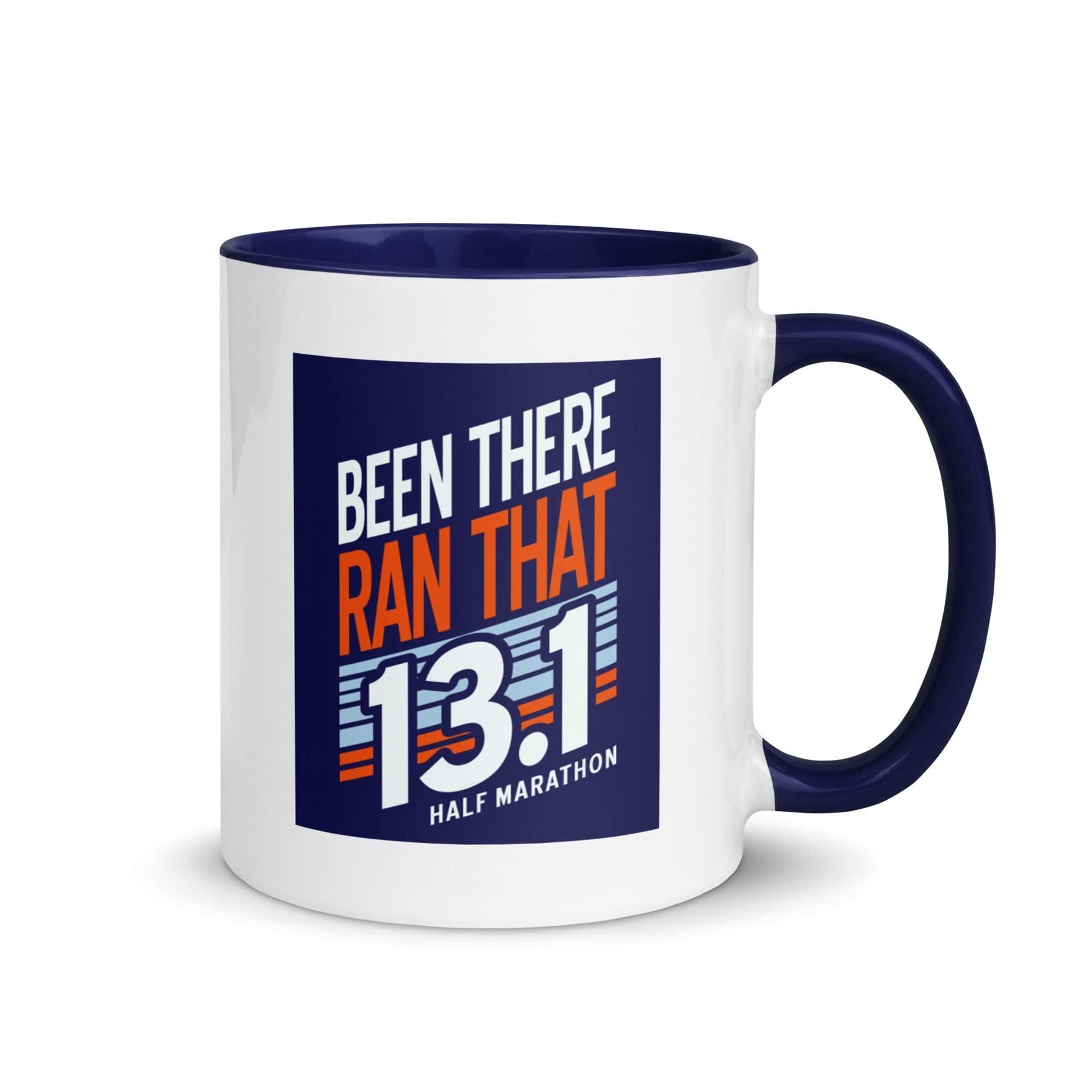 Been There Ran That 13.1 mug - Dark Blue