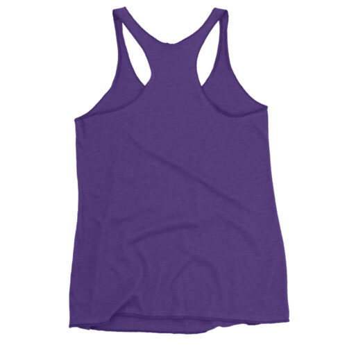 Racerback back - purple rush