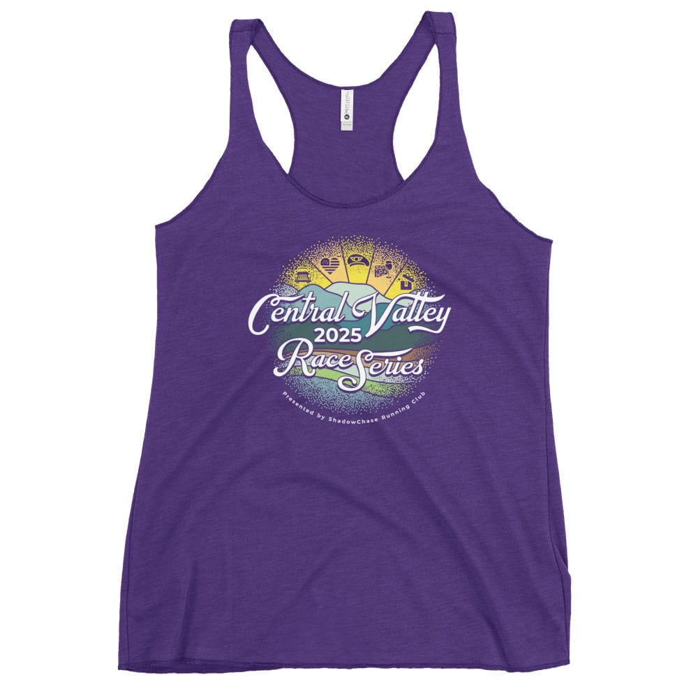 Central Valley Race Series Racerback Tank - Purple