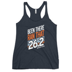 26.2 Marathon Racerback Tank - Vintage Navy