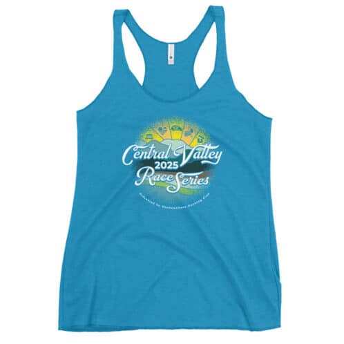 Central Valley Race Series Racerback Tank - Vintage Turquoise